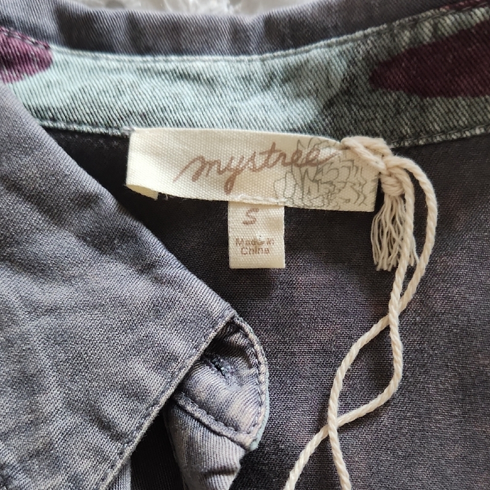 Mystree Gray Denim Jacket
